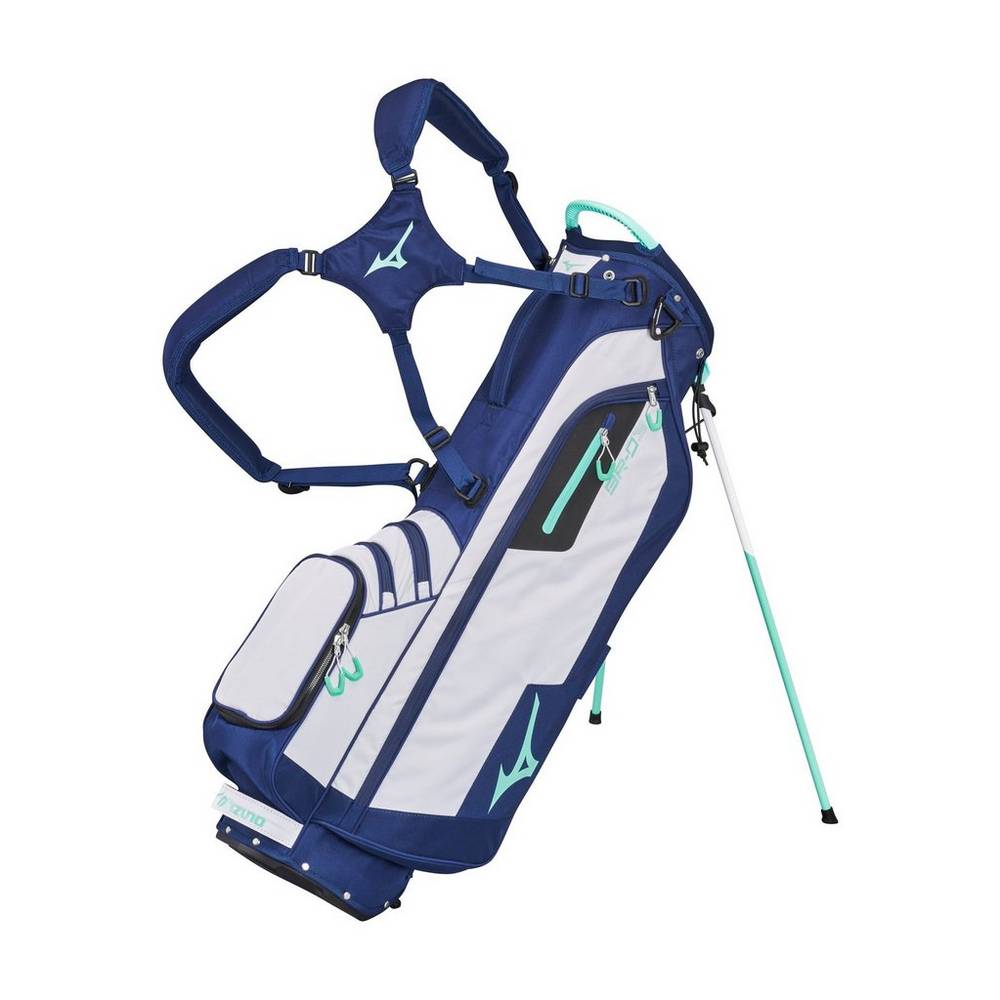 Panske Batoh Mizuno BR-D3 Stand Námornícka Modrá/Biele Vypredaj KRAF64289